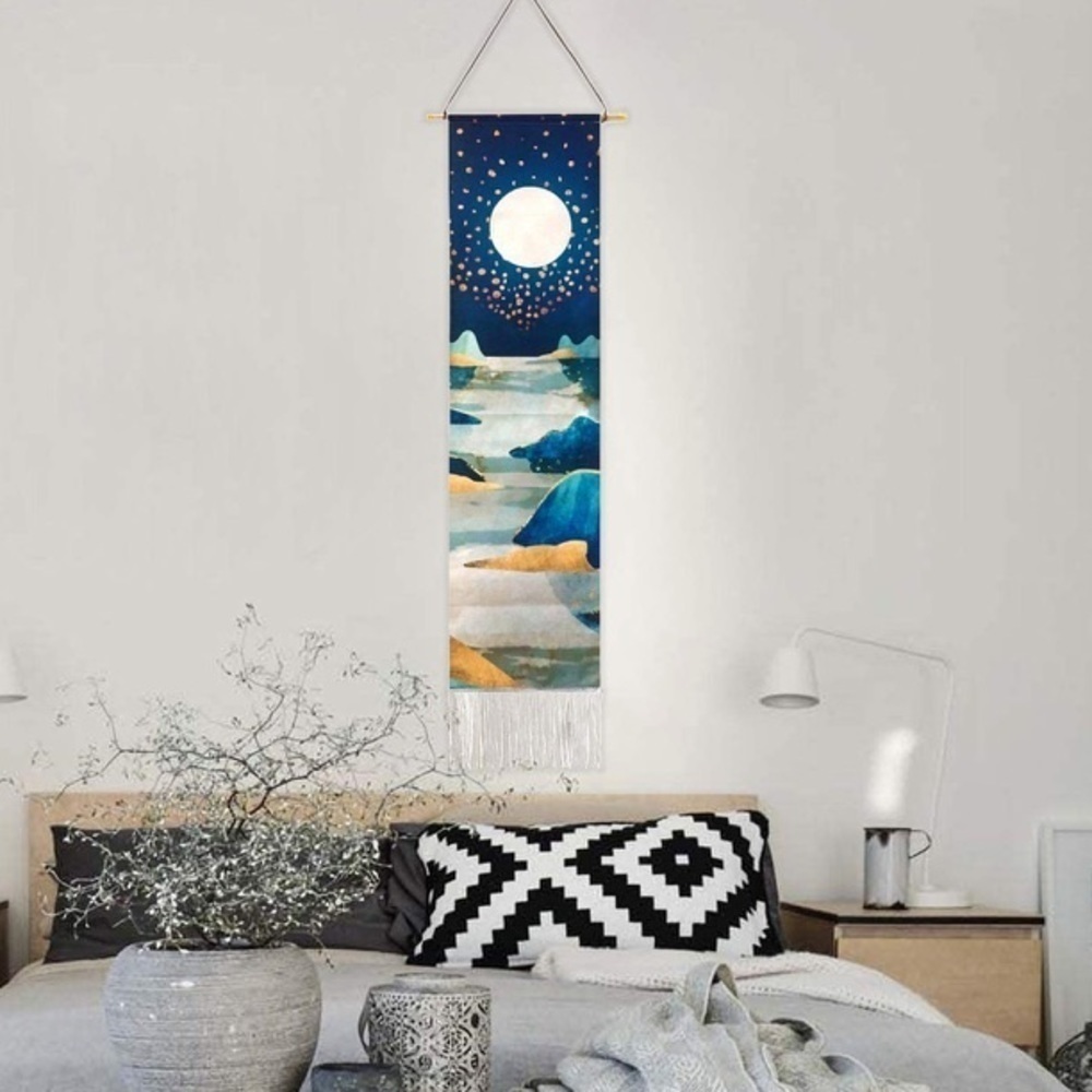 Boho Starry Sky Forest Nature Art Dorm/Home Deco - Picture 5 of 10